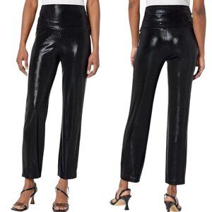 Norma Kamali, Women’s ‘Pencil’ Pants, Straight Leg, High-Rise, Black, Medium 34